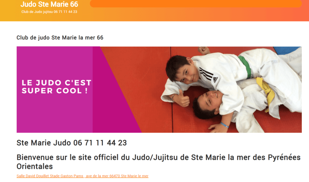 JUDO CLUB ST MARIE LA MER ERIC BOCKTAEL