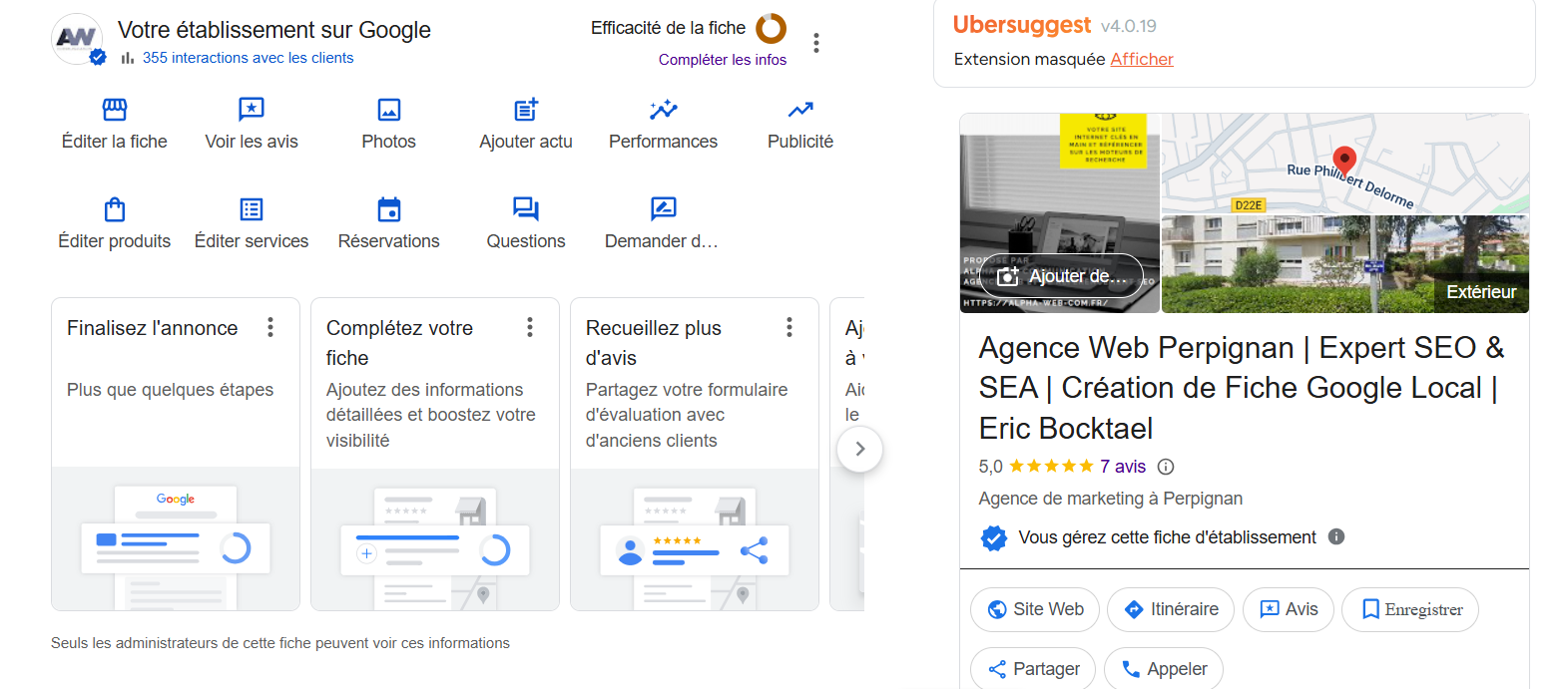 Freelance / Agence Web Perpignan - Marketing Solution- Votre Partenaire de Croissance google fiche locale de AGENCE WEB PERPIGNAN